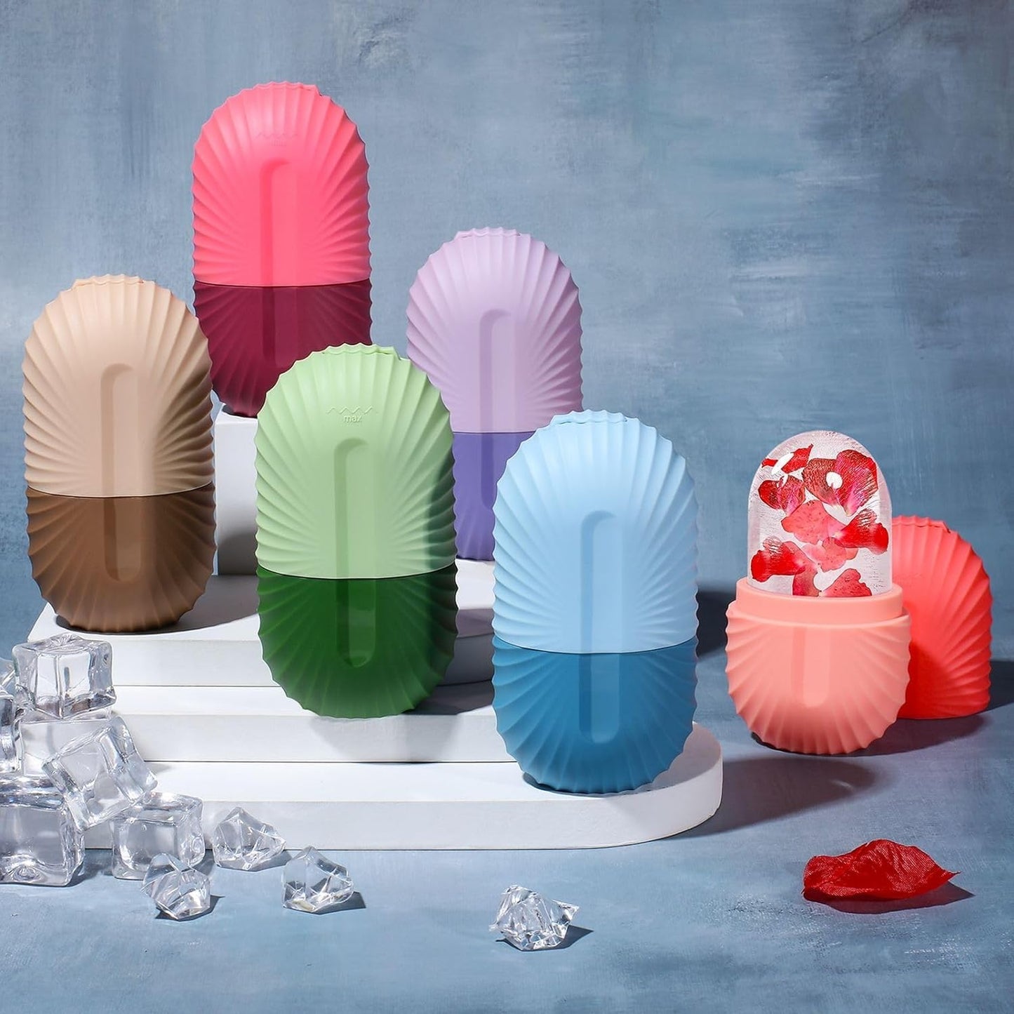 Blush Barco Ice Facial Roller – Reusable Skin Cooling Massager for Glowing, De-Puffed Skin